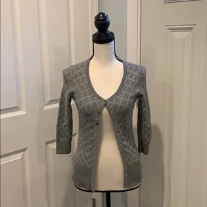 EUC WHBM Gray & Silver Sweater